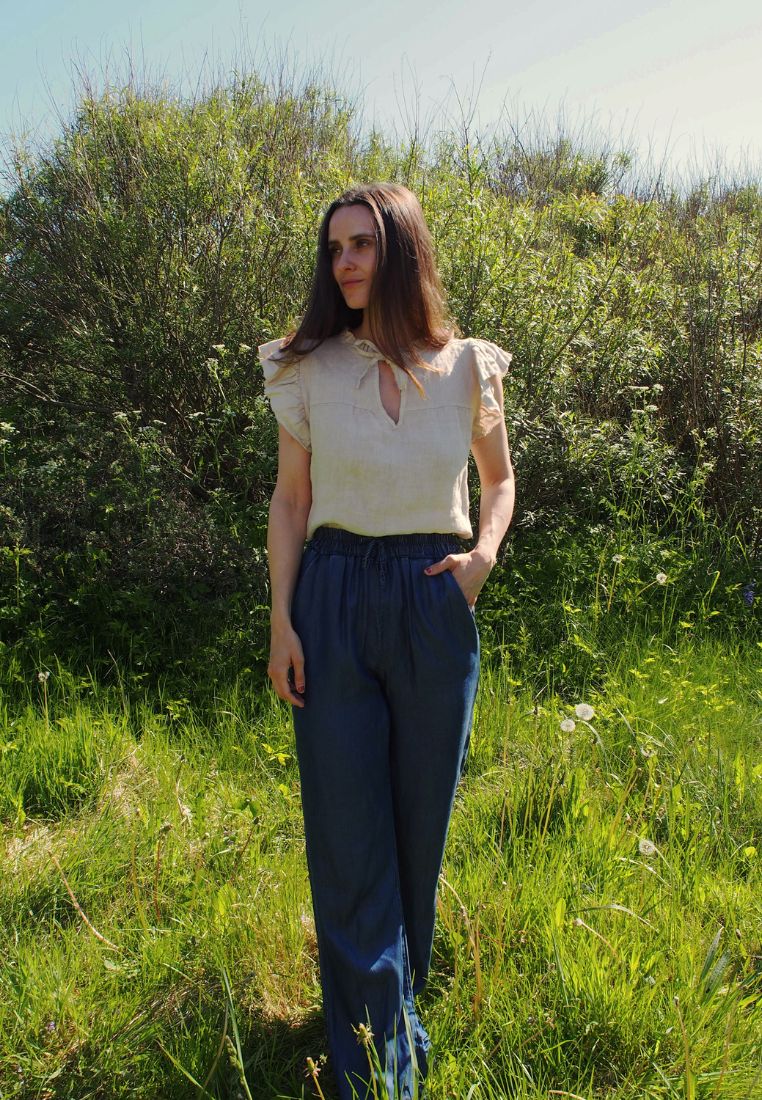 Etta top - Soft Grey