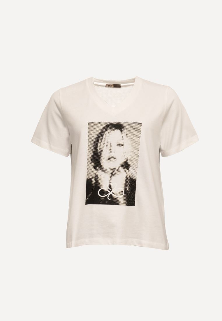 Face V t-shirt - White/Black