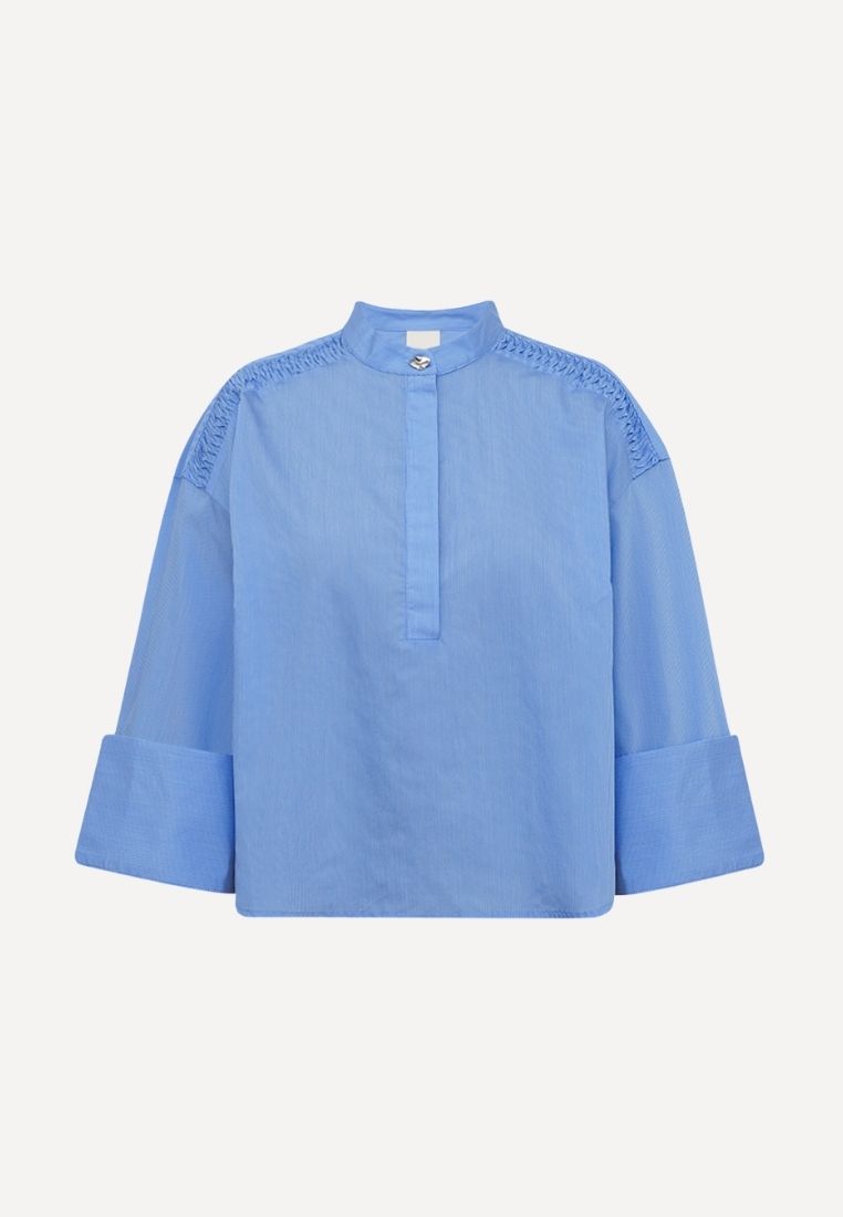 RoselilleGO bluse - Blue Striped