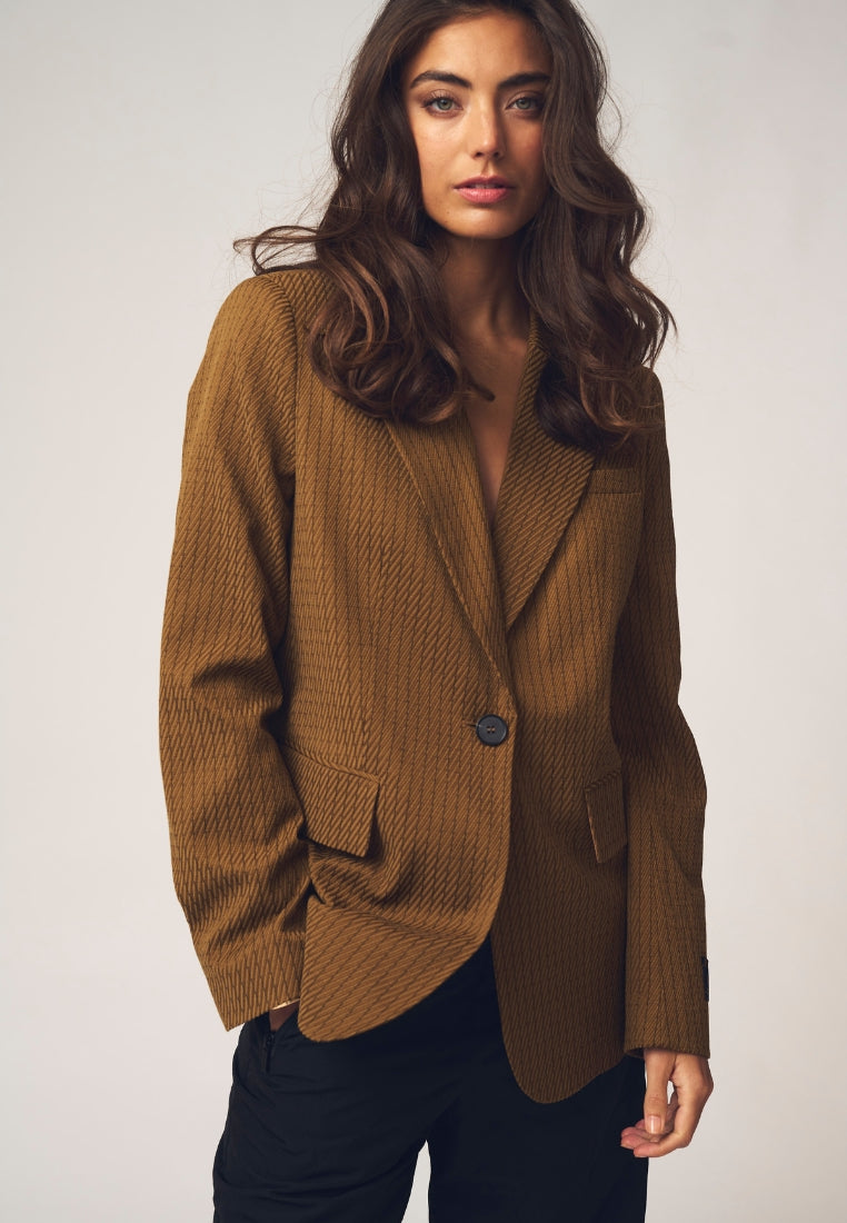 GajaGO blazer - Caramel Checks