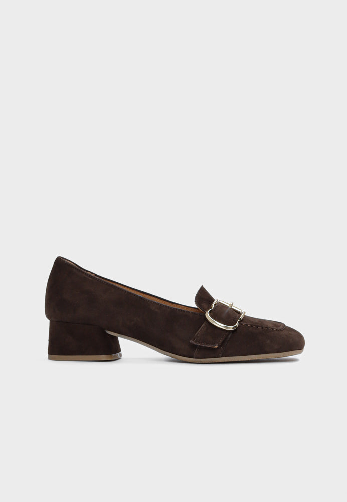 Gisla pump - Suede Espresso