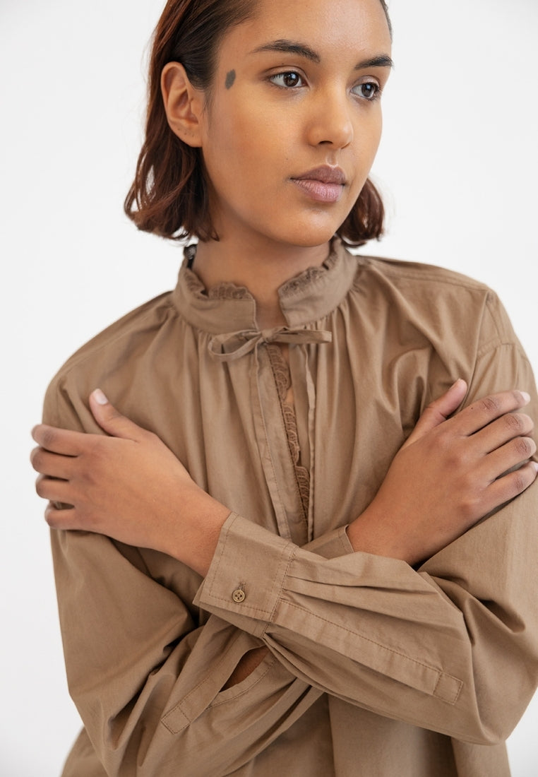 Hrima bluse - Camel