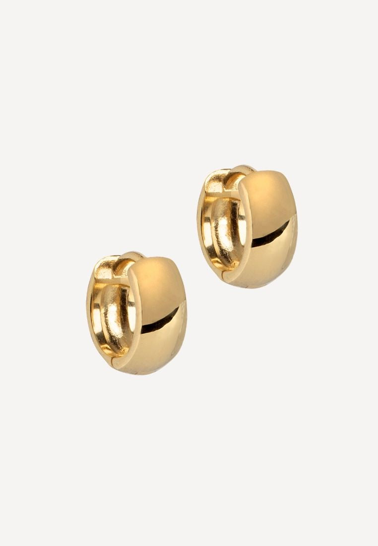Hoops wide 11 ørering - Gold