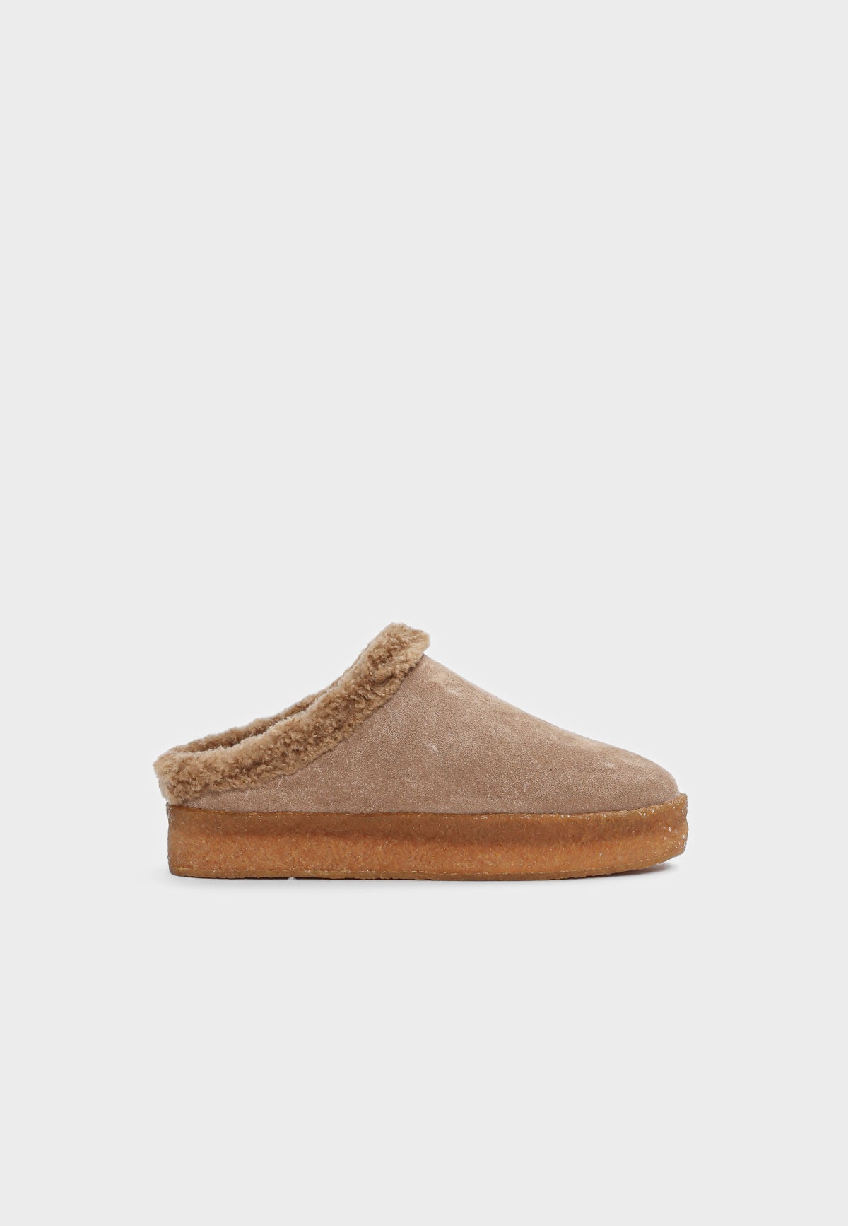 Amara sko - Suede Taupe