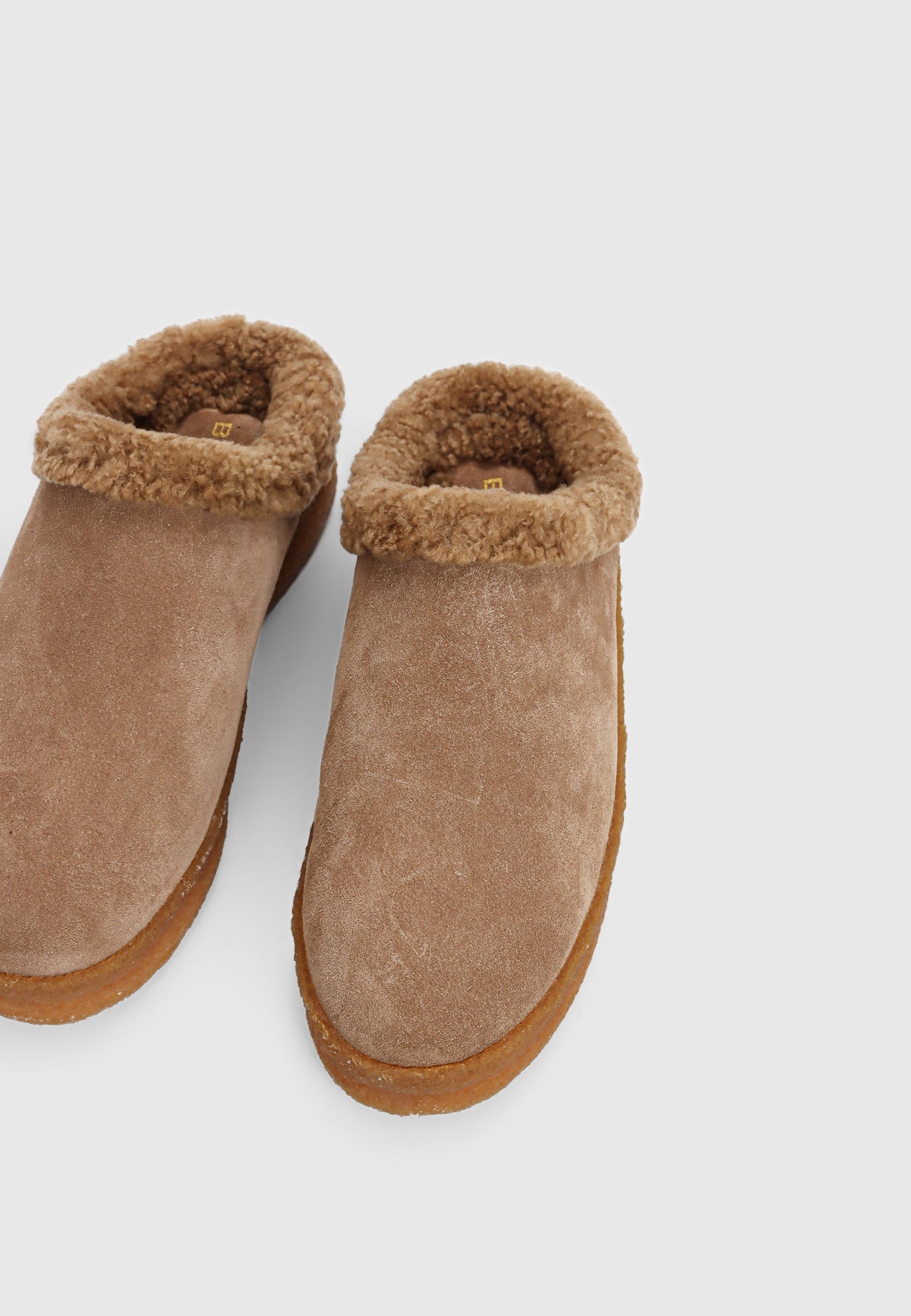 Amara sko - Suede Taupe