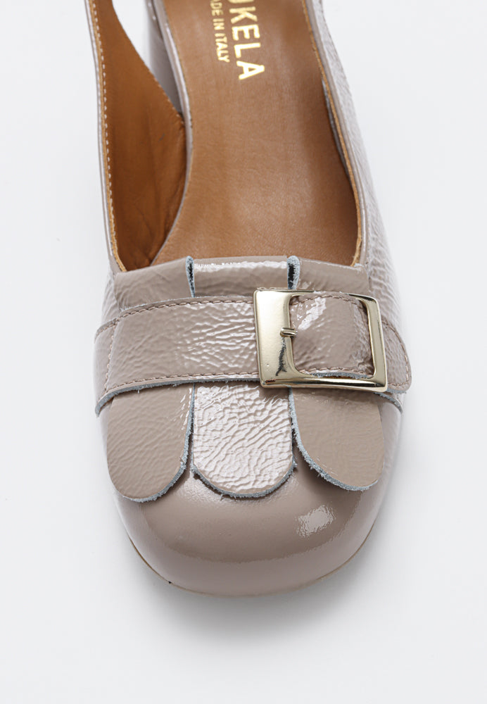 Lillia slingback - Naplak Taupe