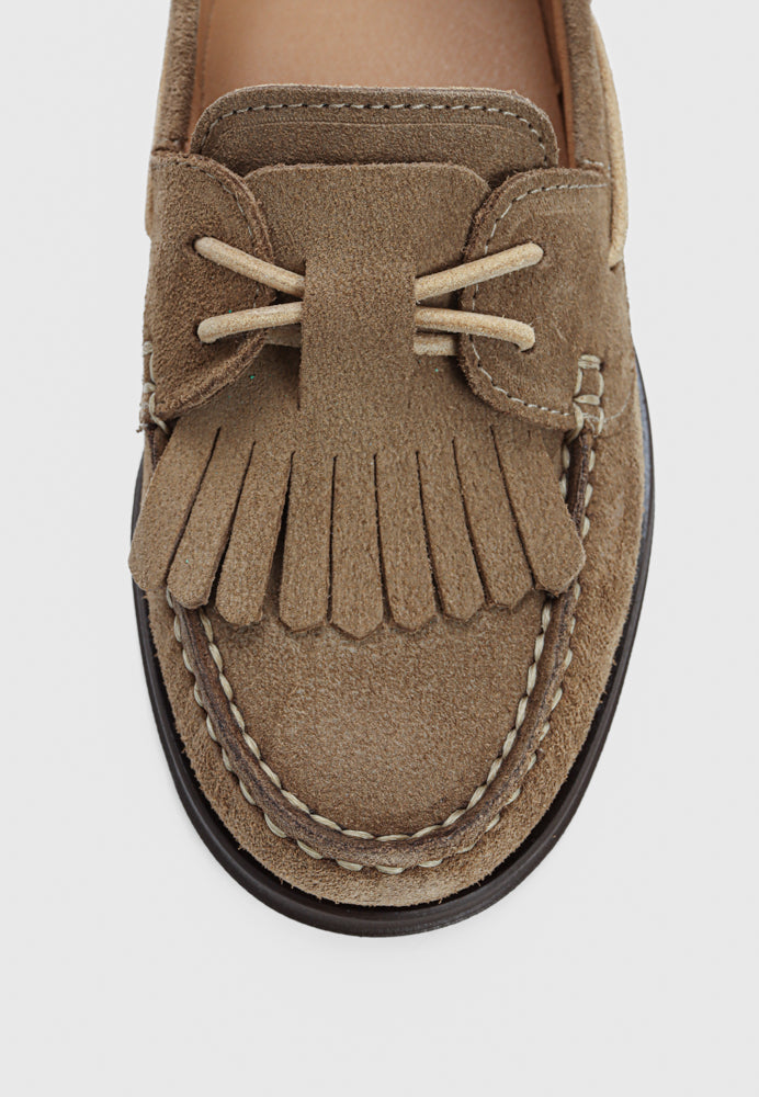 The Louise loafer - Taupe Suede