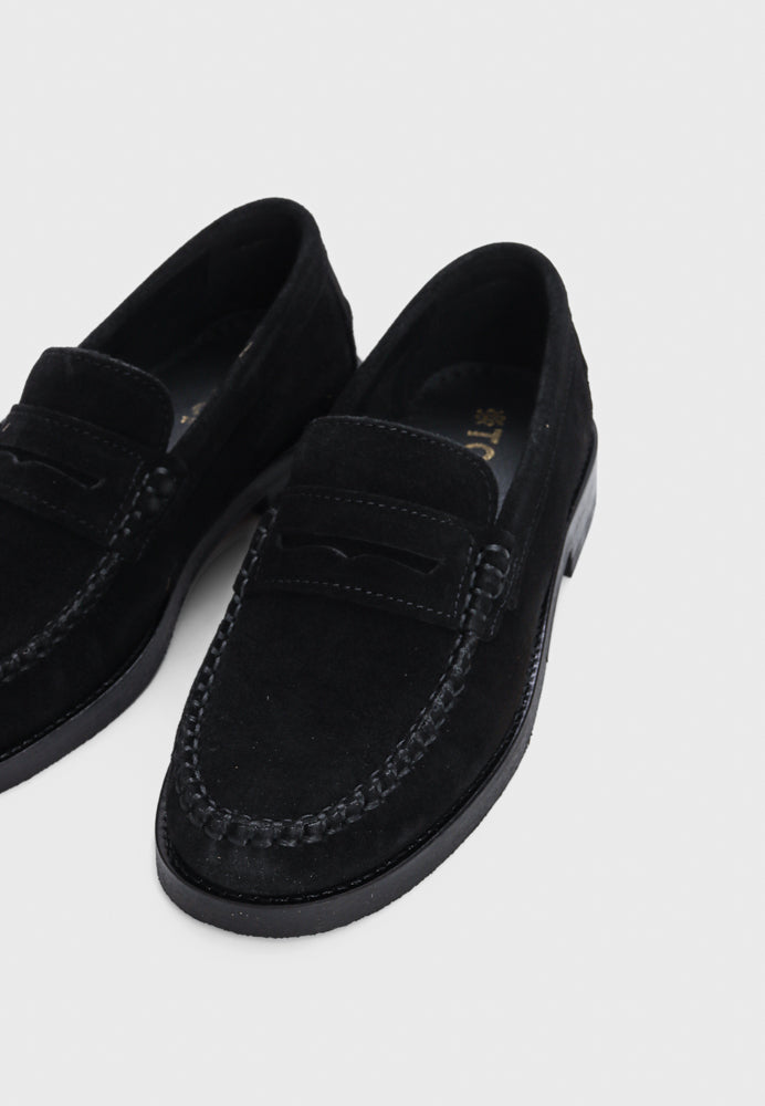 The Norah loafer - Black Suede