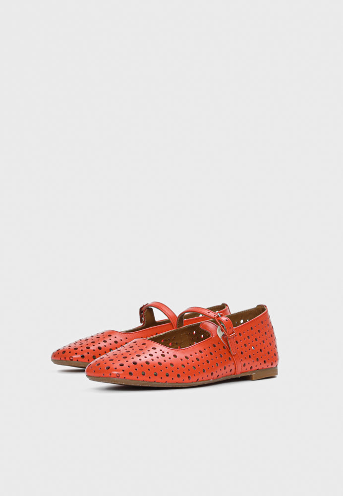 1710-101 ballerina - Red Coral