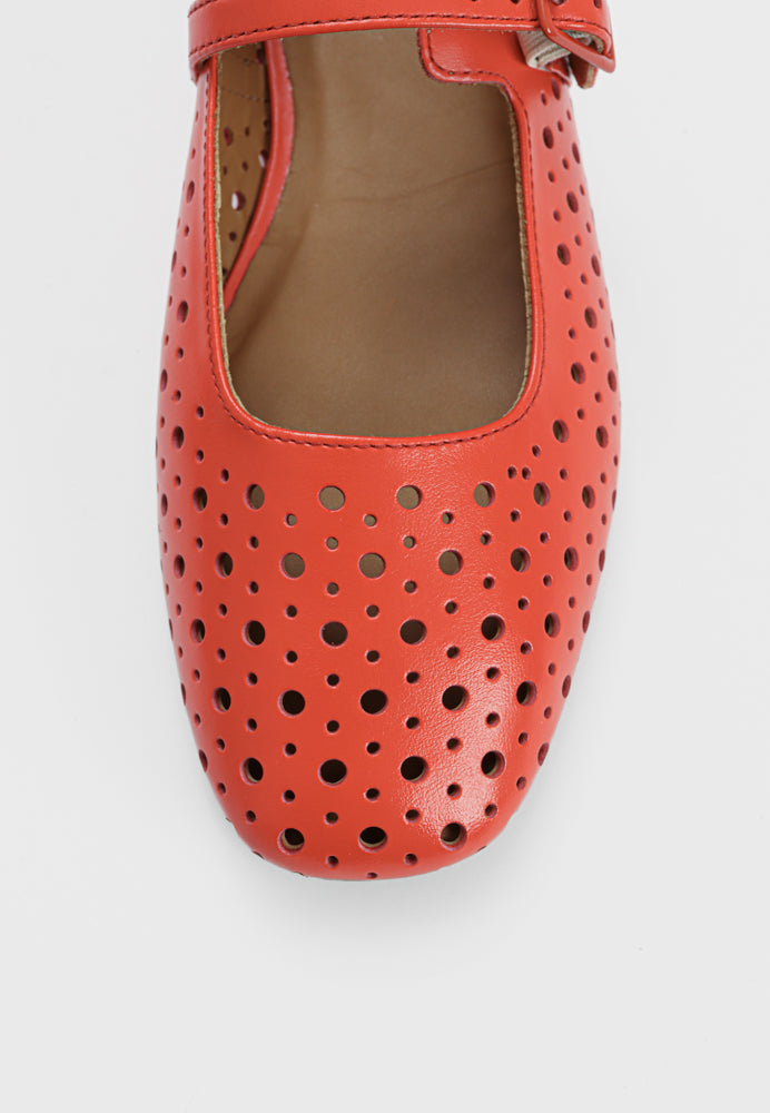 1710-101 ballerina - Red Coral