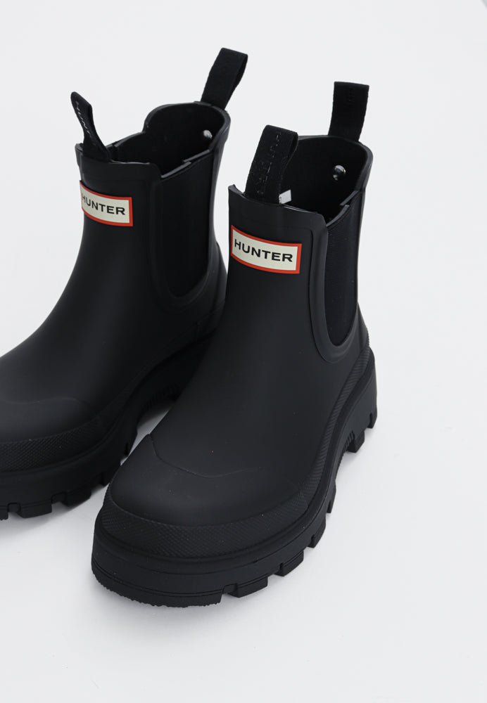 Elements Elastic Chelsea gummistøvle - Black