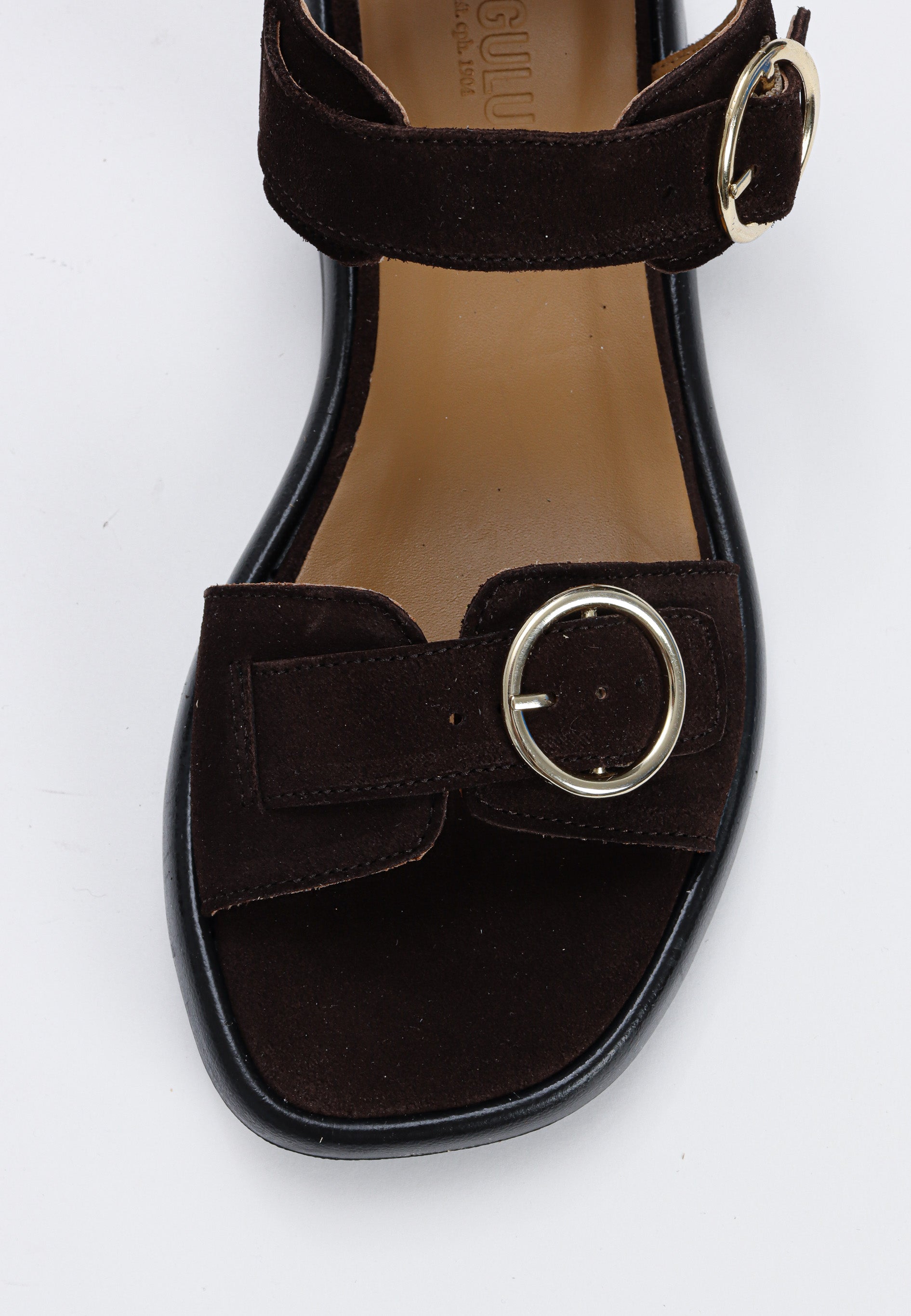 5746-102 sandal - Dark Brown Suede