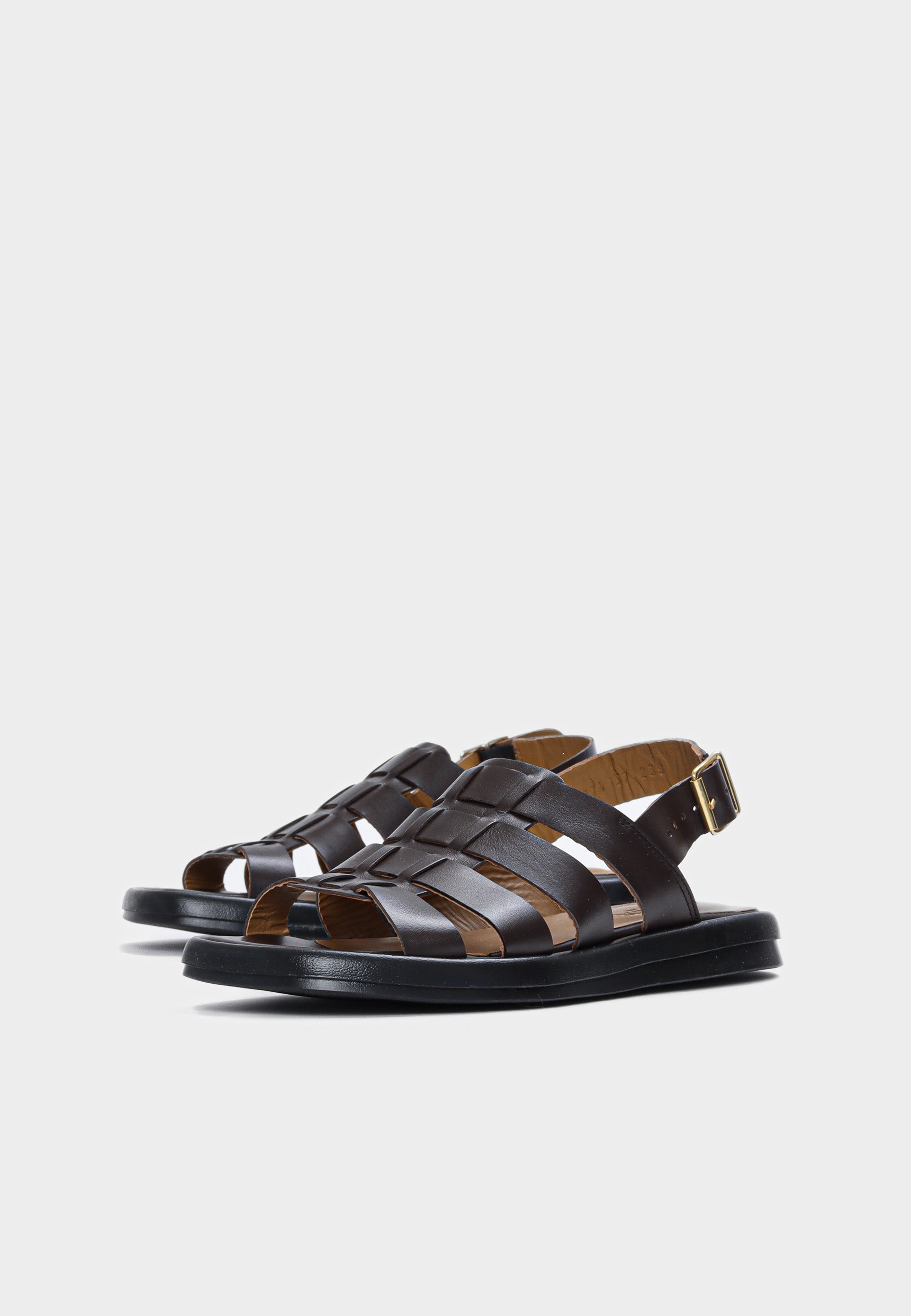 5874-101 sandal - Dark Brown