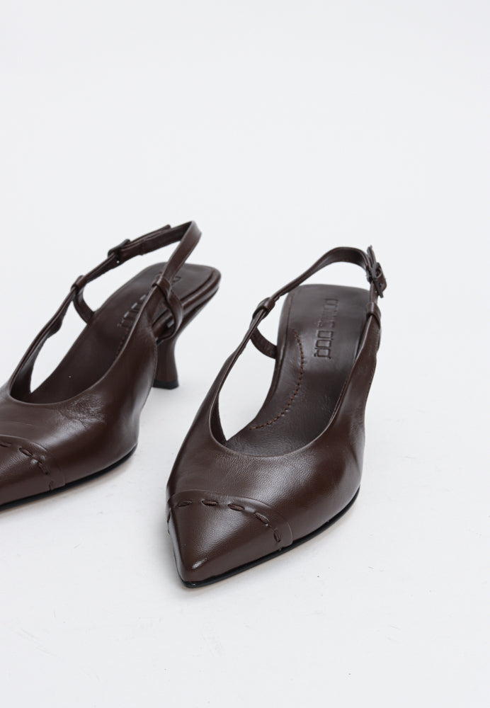 6262 slingback - Espresso
