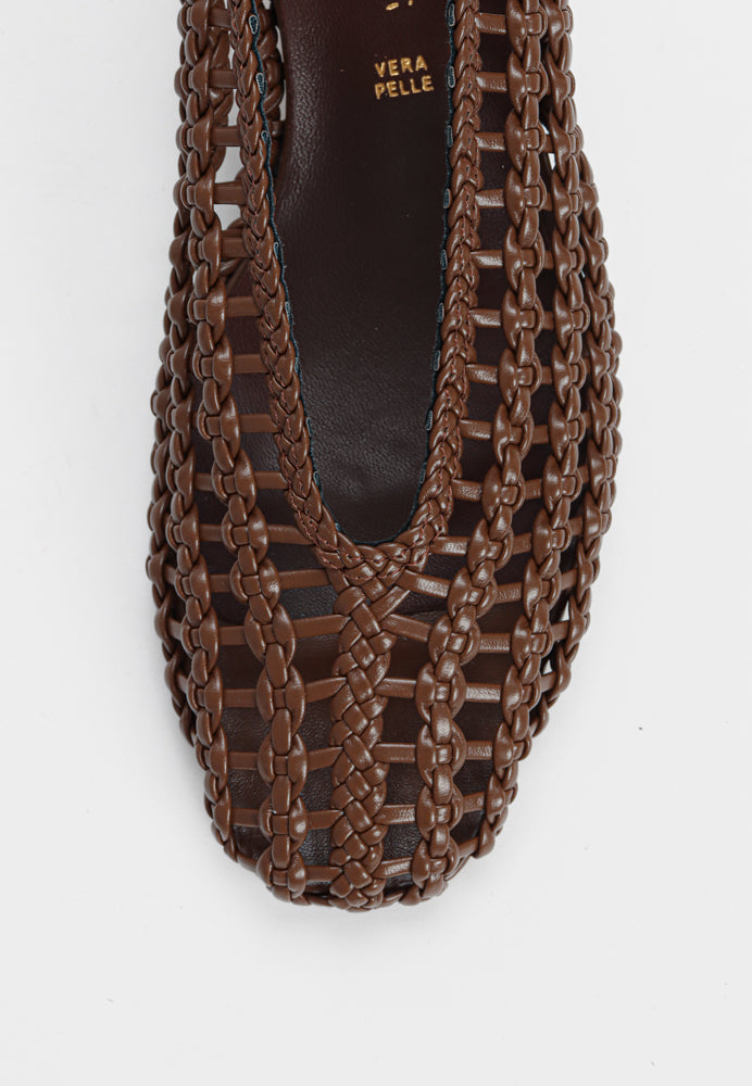 1185 slingback - Choco