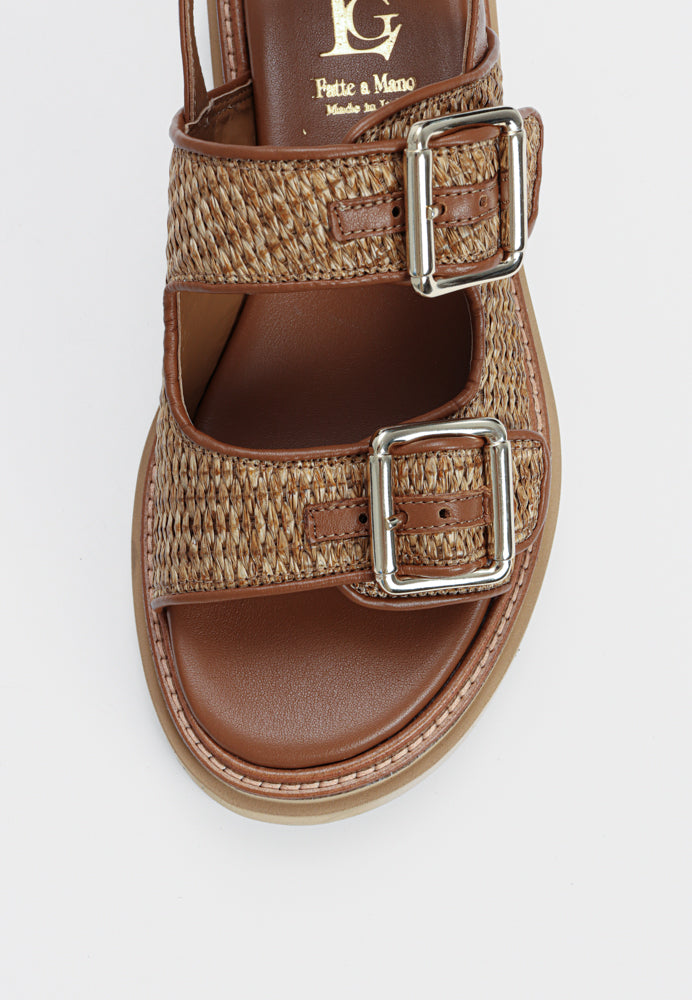 L253S sandal - Cognac