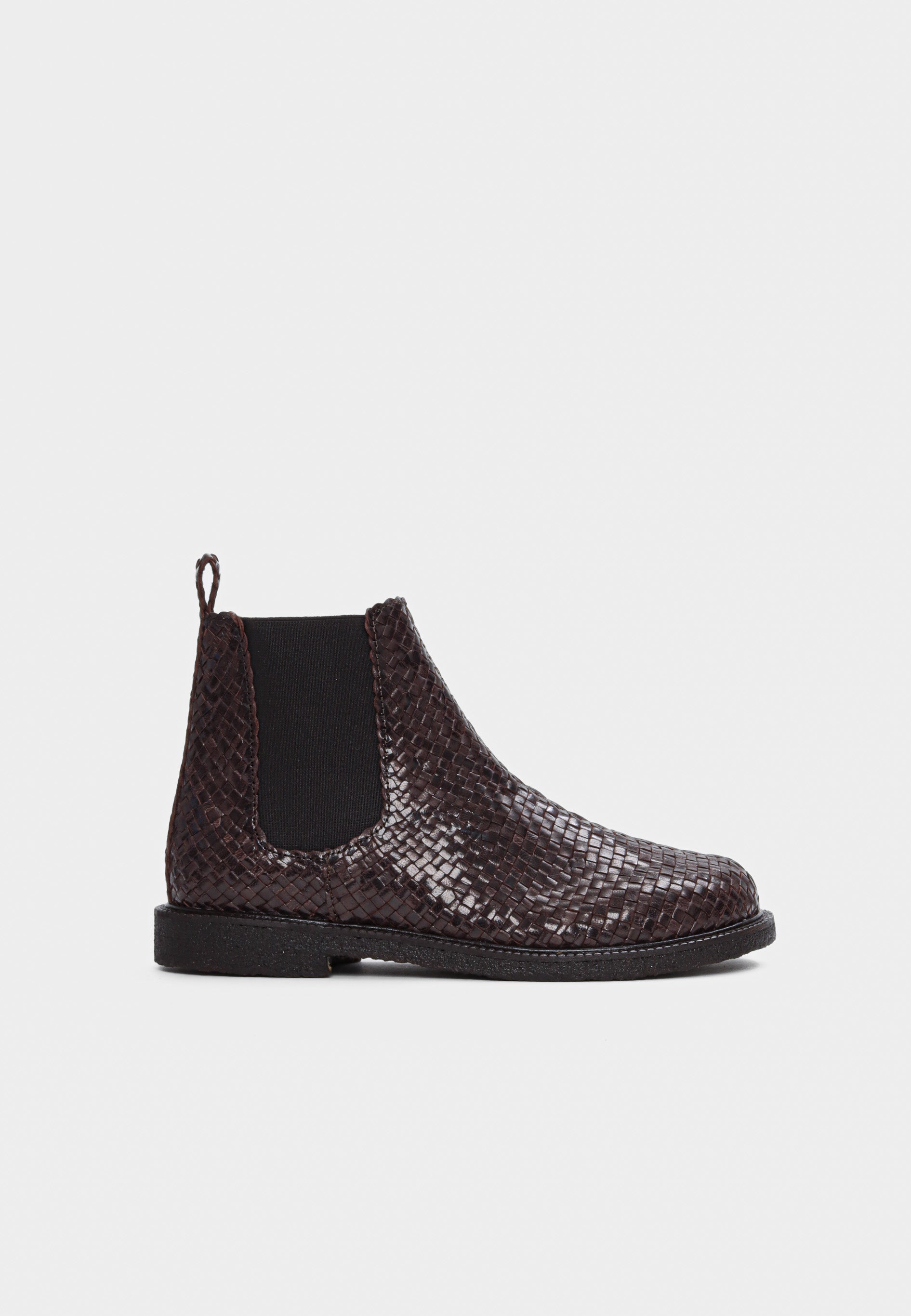 7847-102 støvle - Dark Brown Braid