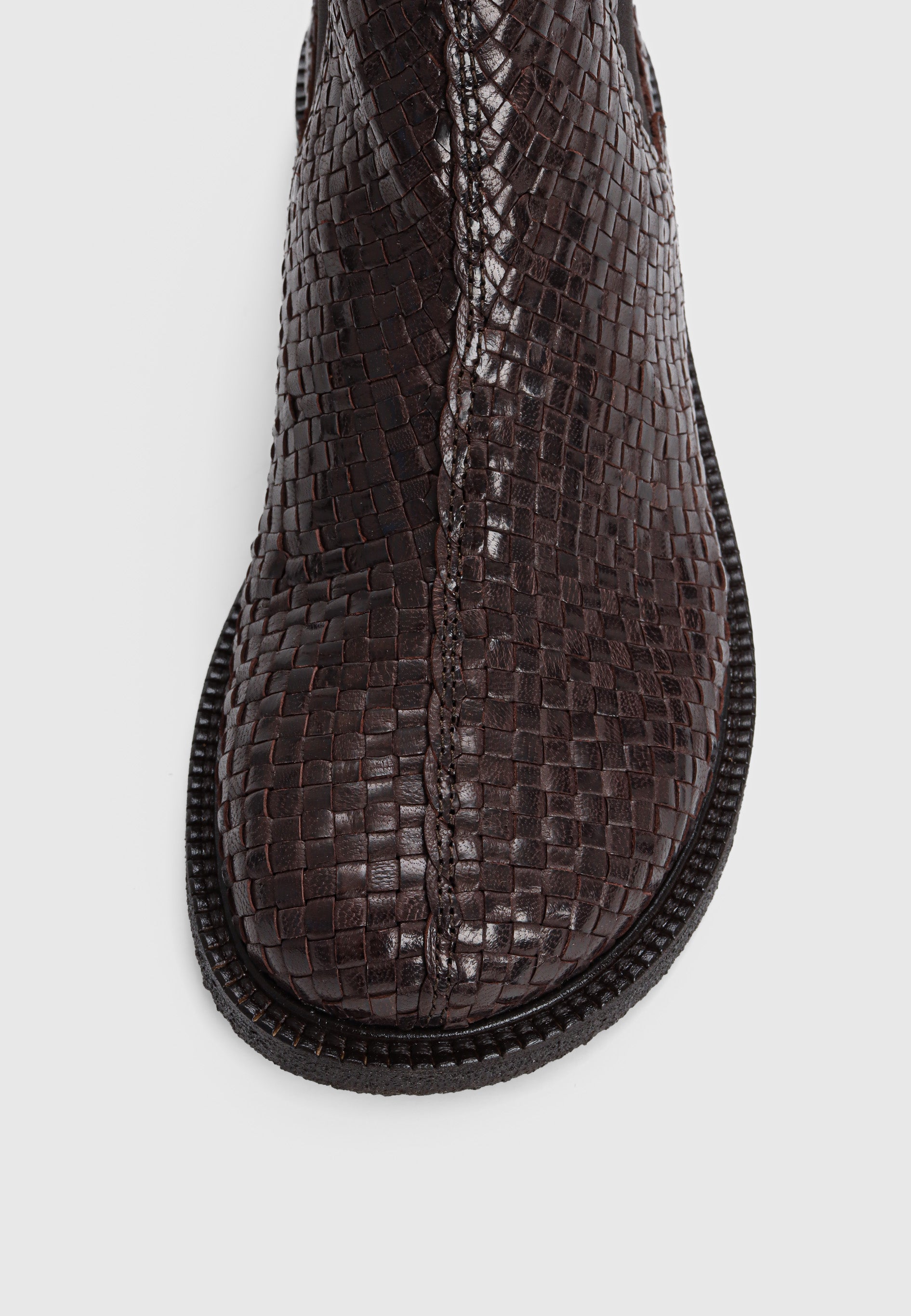 7847-102 støvle - Dark Brown Braid
