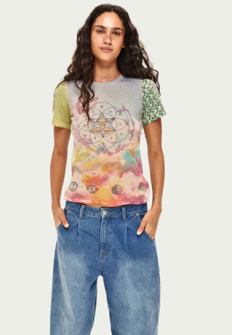 Juno Crew Neck t-shirt - Runic Whisper