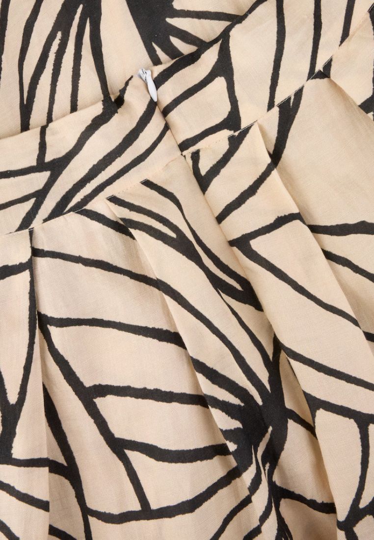 Kathryn nederdel - Light Beige Pattern