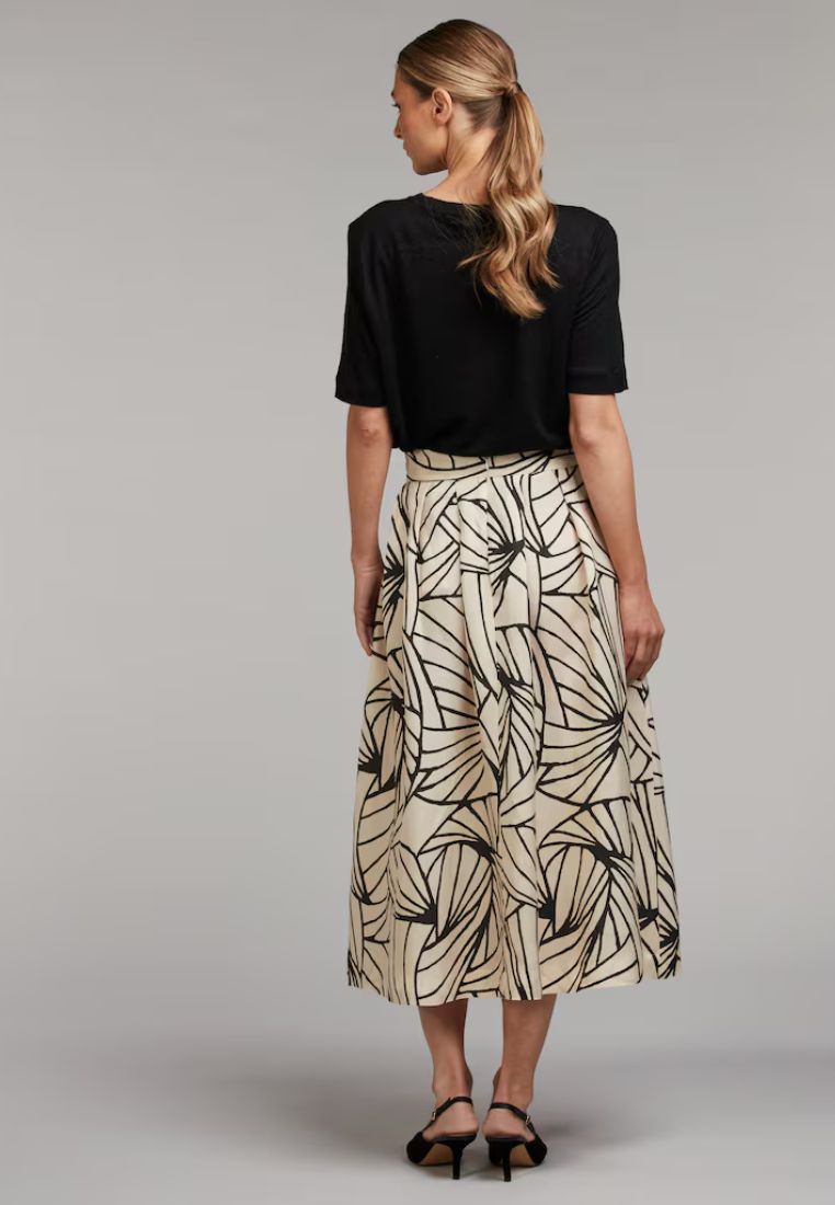 Kathryn nederdel - Light Beige Pattern