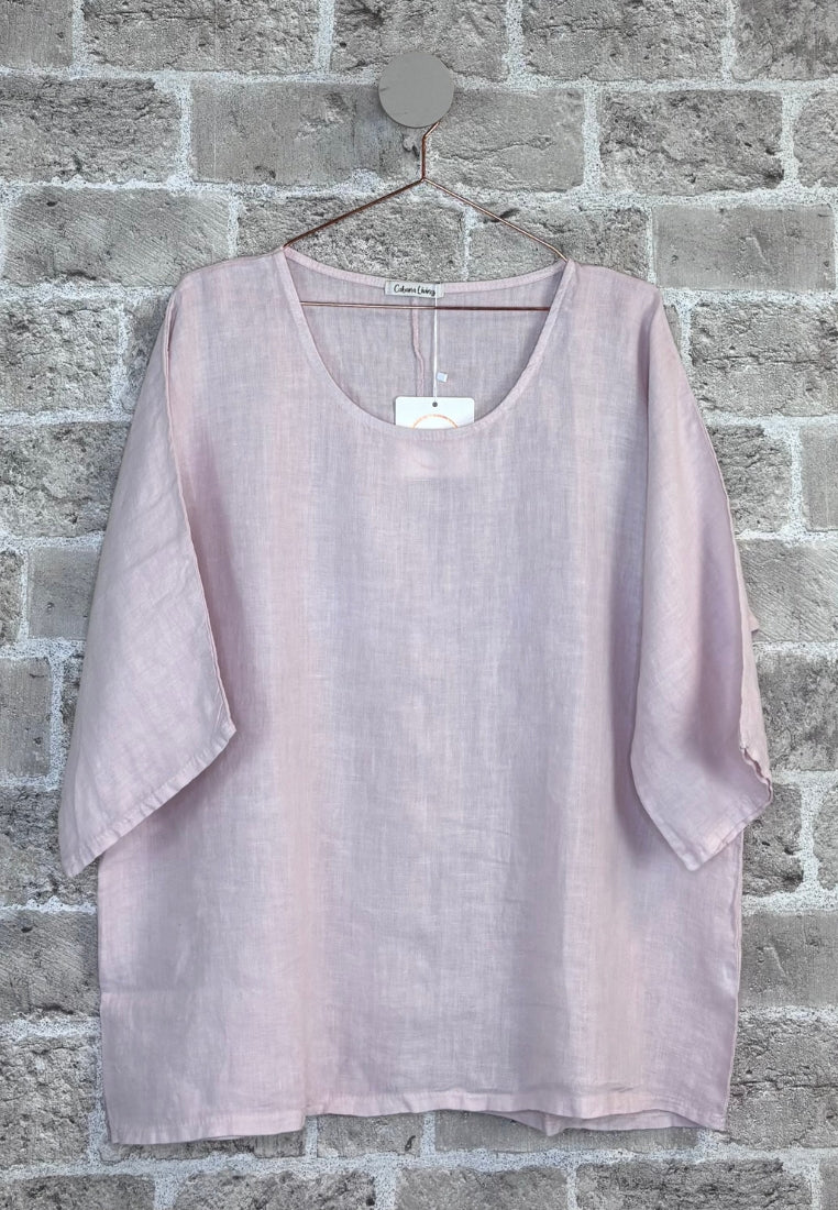 Lino 1101 bluse - Rosa