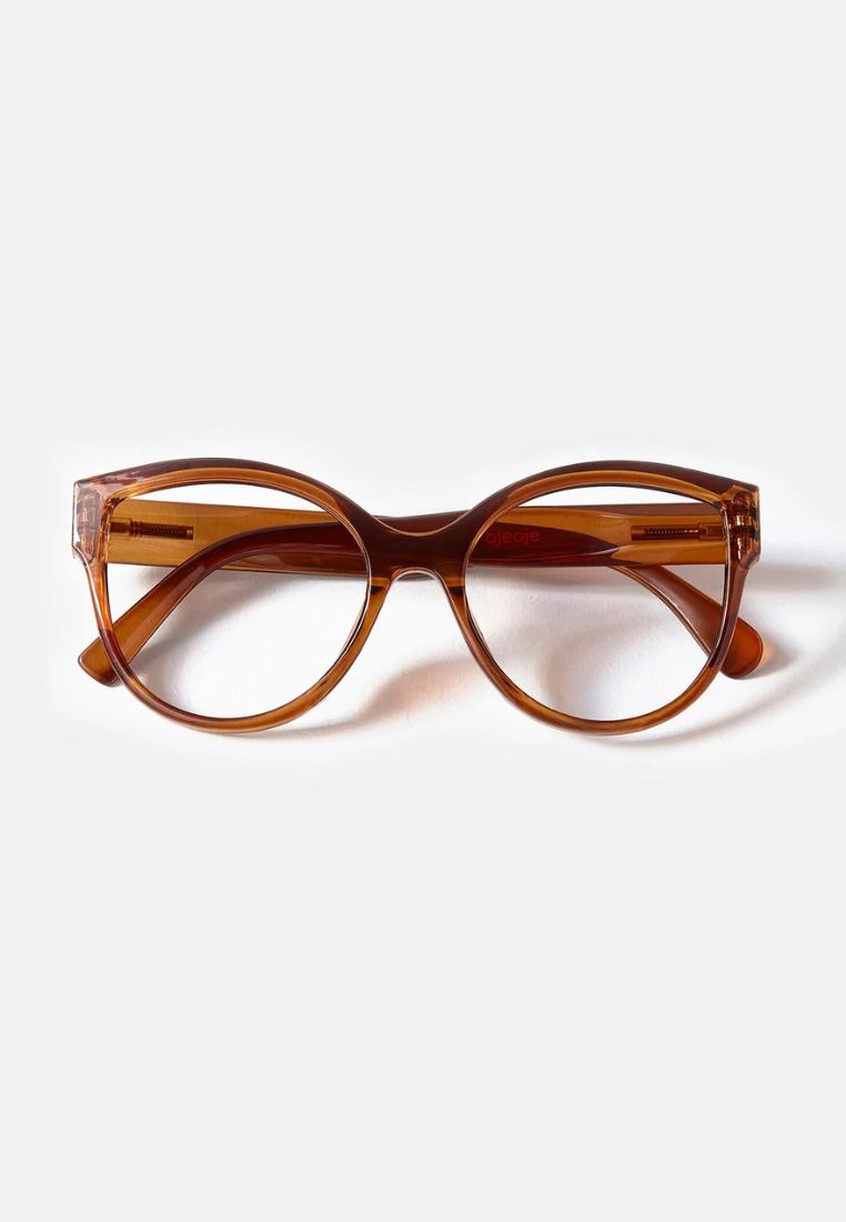Læsebrille J - Brun