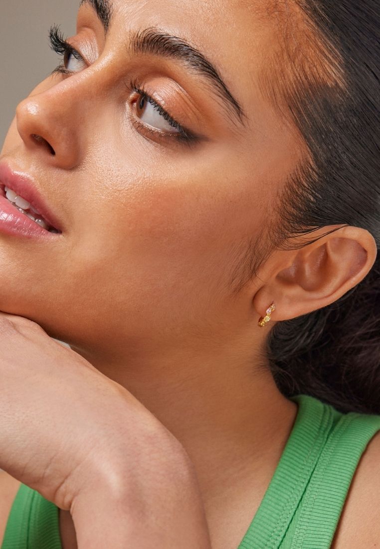 Laia hoops ørering - Multi