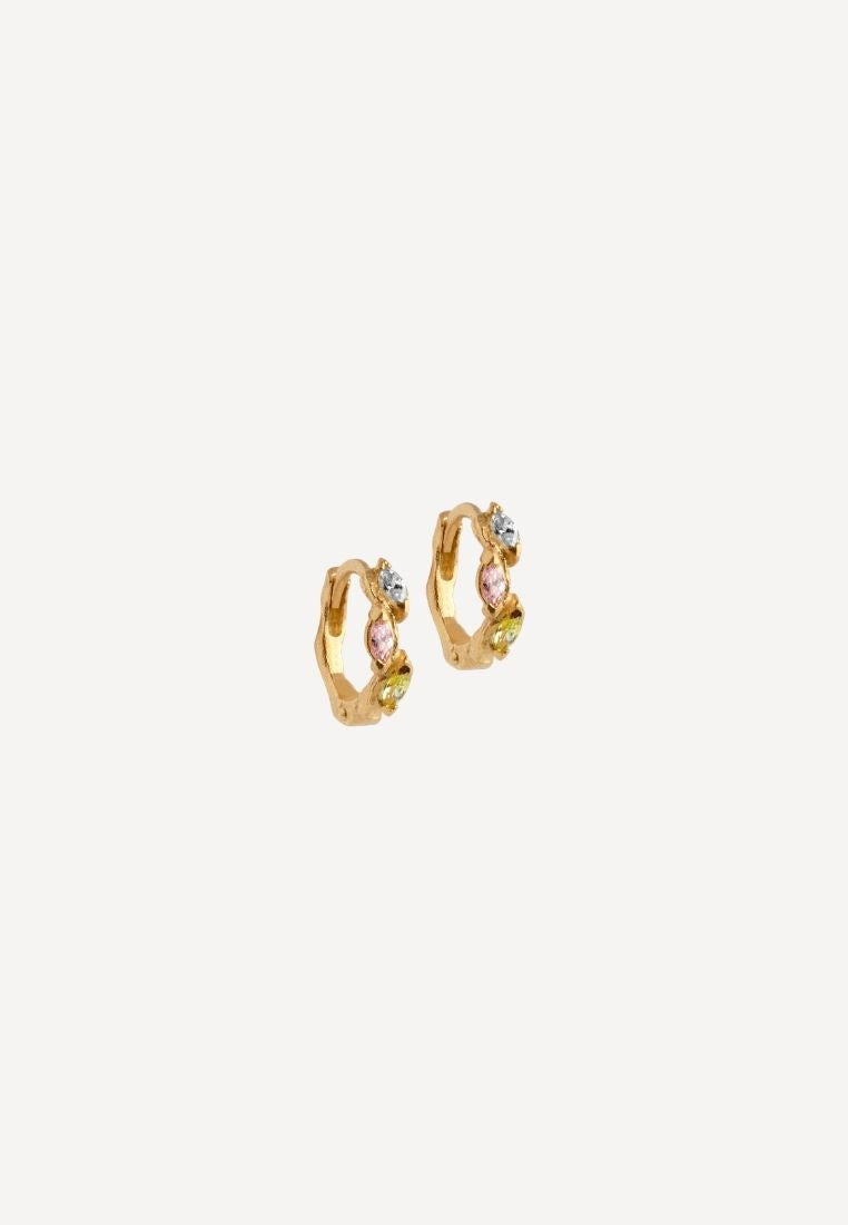 Laia hoops ørering - Multi
