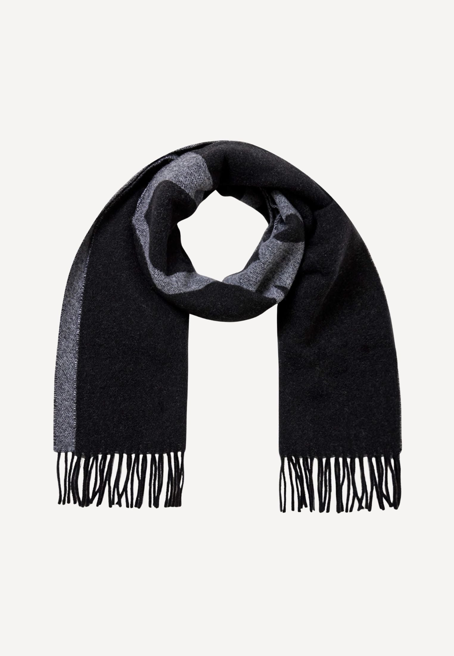 Lala Scarf 4 Wool Mix - Black