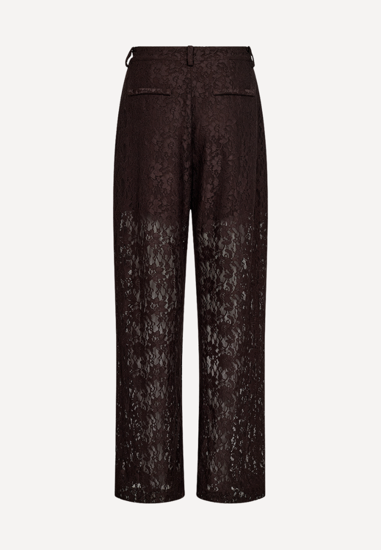 Lara Lace bukser - Expresso Brown