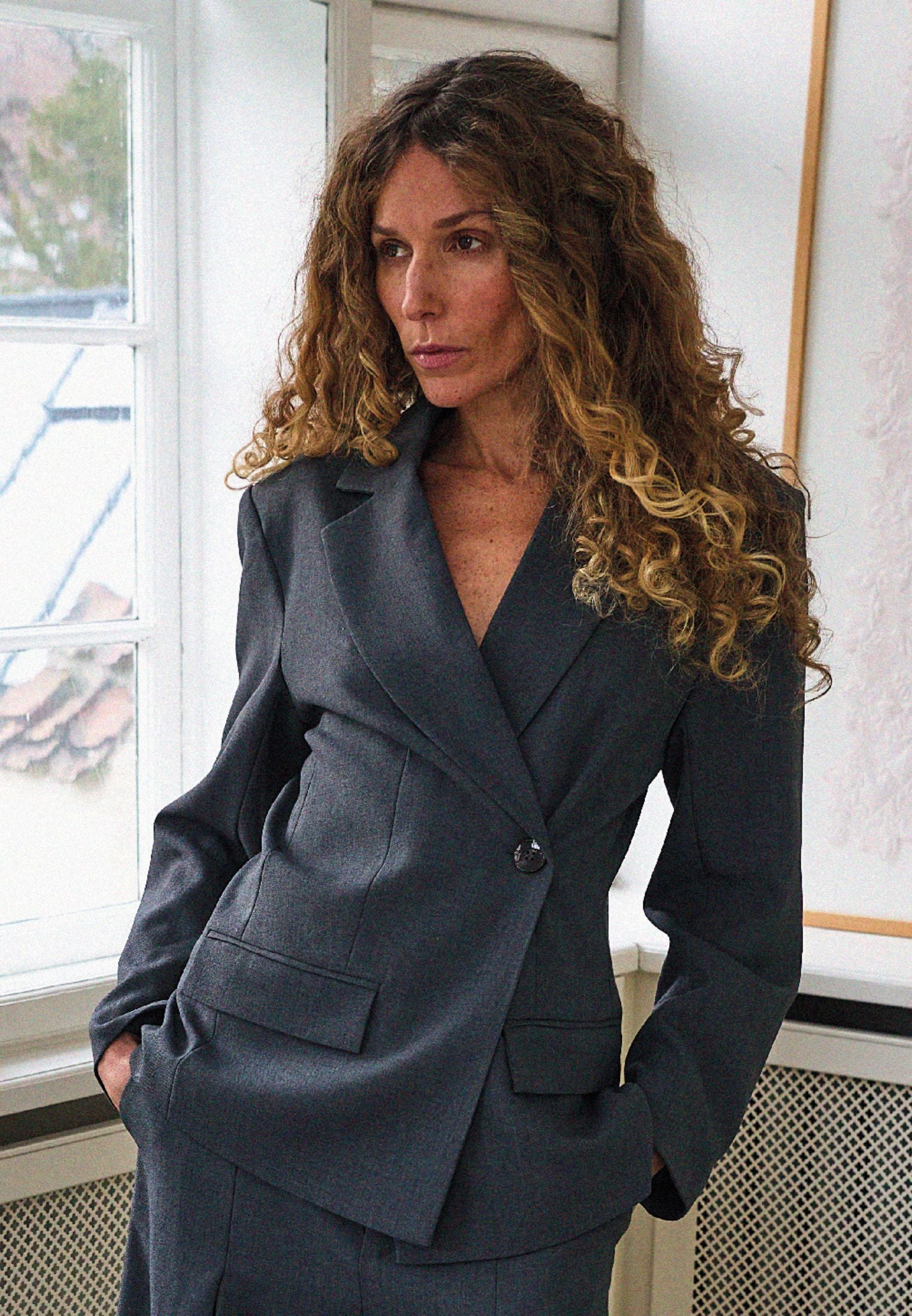 Lilia Blazer - Grey