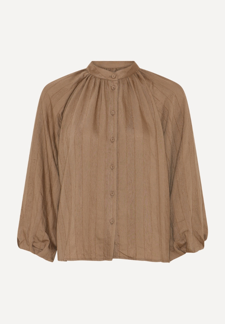 Line bluse - Khaki