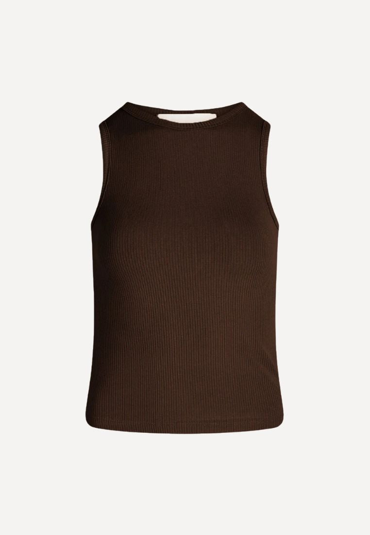 Lisa singlet - Dark Brown