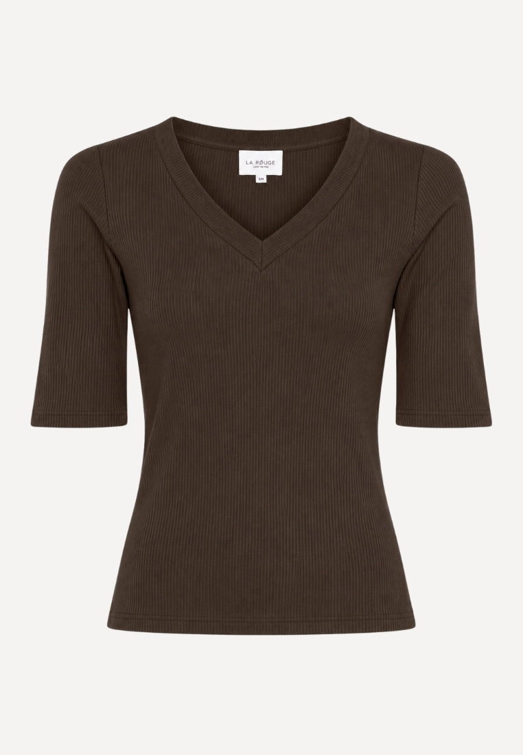 Lisa t-shirt - Dark Brown