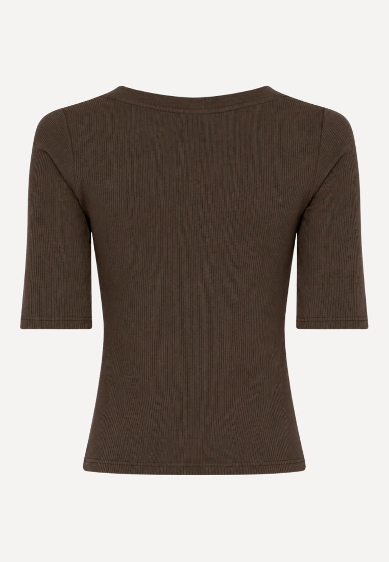 Lisa t-shirt - Dark Brown