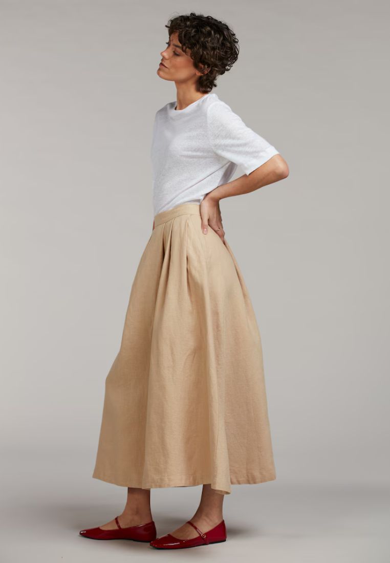 Lorena nederdel - Beige