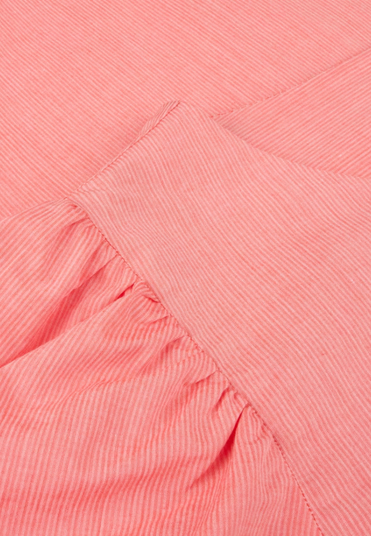 Lykke bluse - Light Red Stripe