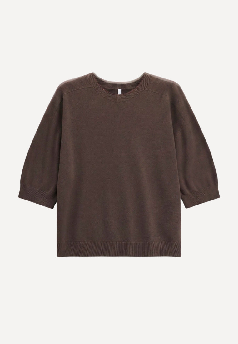 M3025949 bluse - Dark coffee