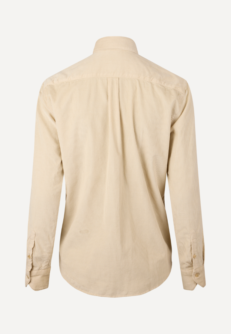 Marie Chest pockets skjorte - Light beige