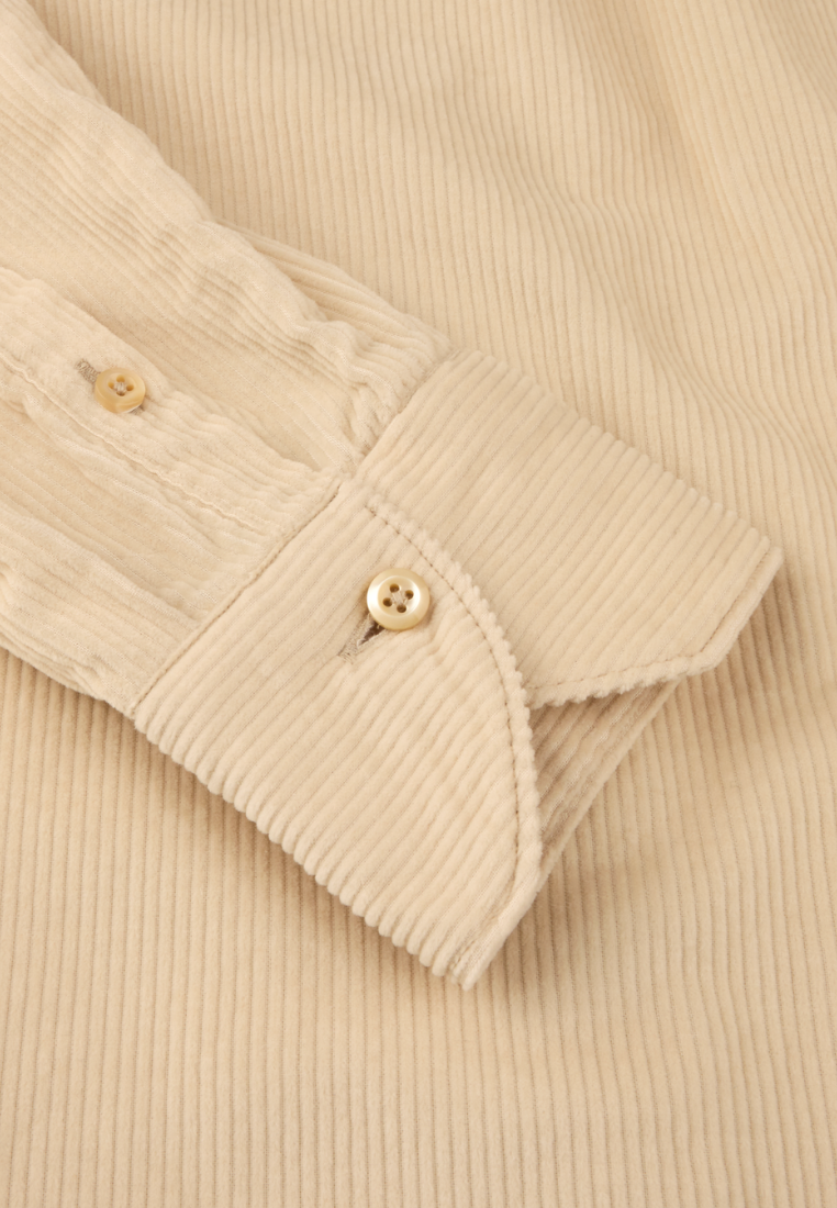 Marie Chest pockets skjorte - Light beige