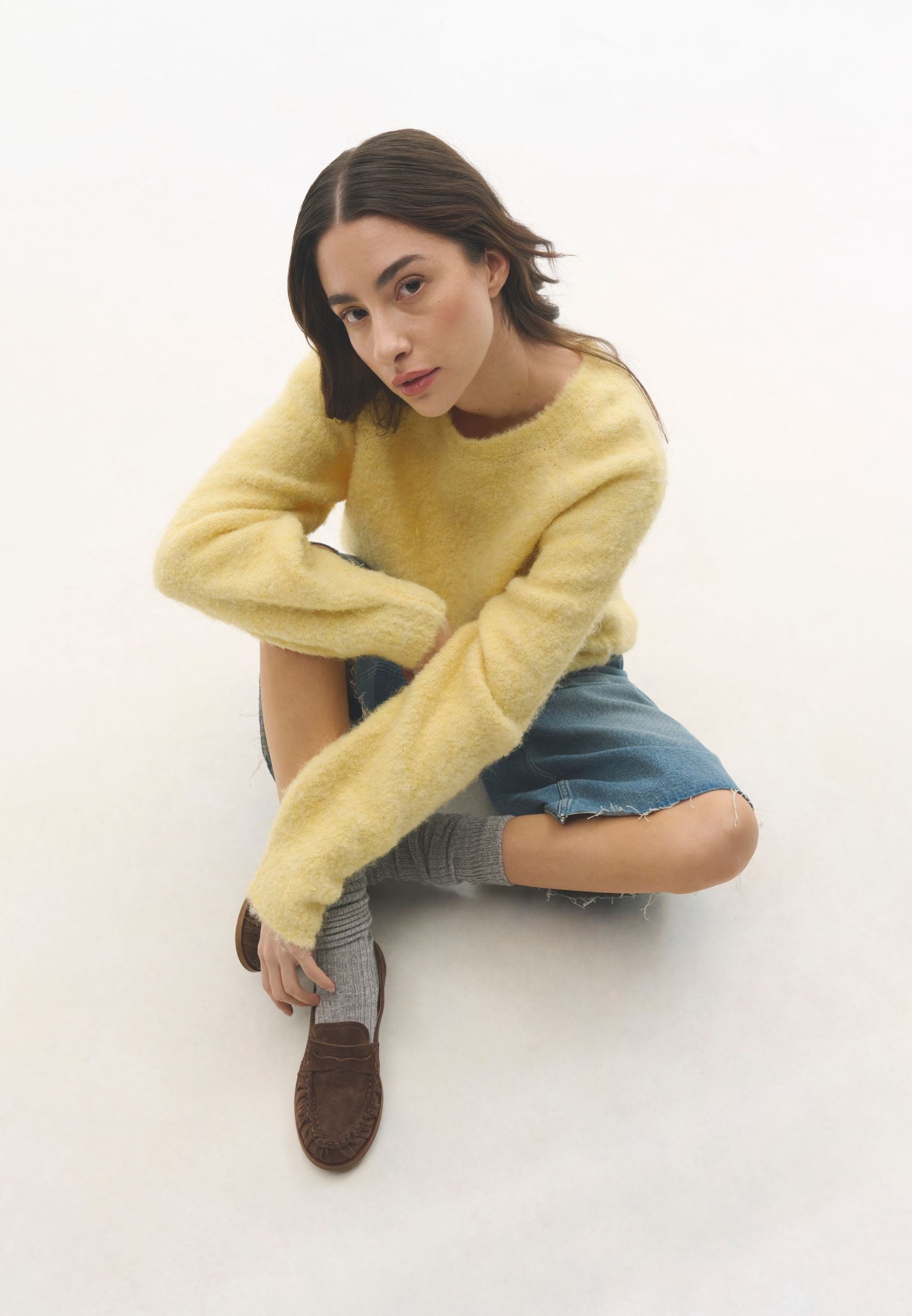 Maya loafer - Suede Brown