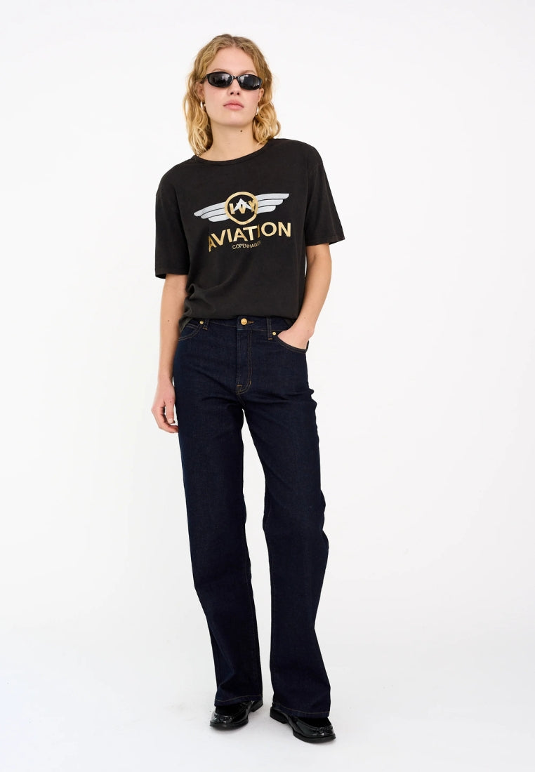 Mia Wash Rinse Vicky jeans - Denim Blue