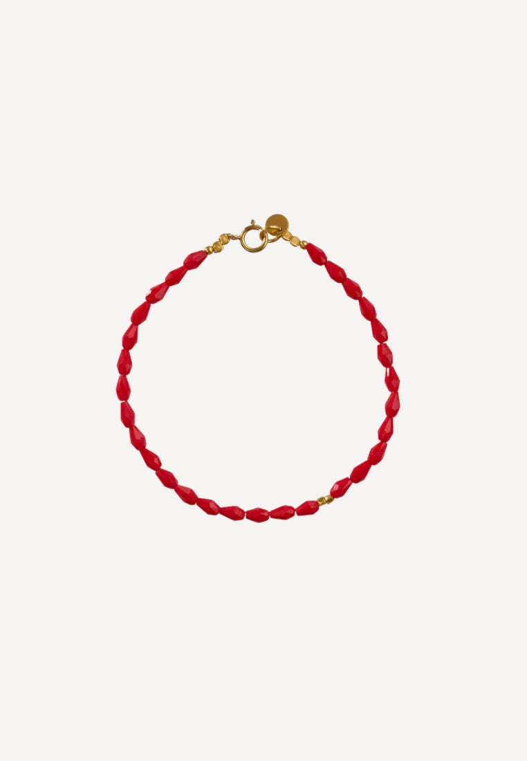 Miss Paris Boheme armbånd - Red