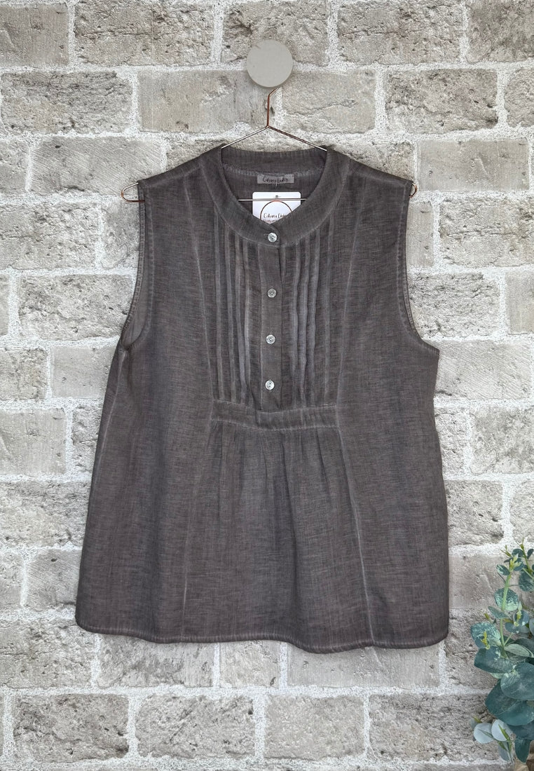 Neha 27089 bluse  - Ebano