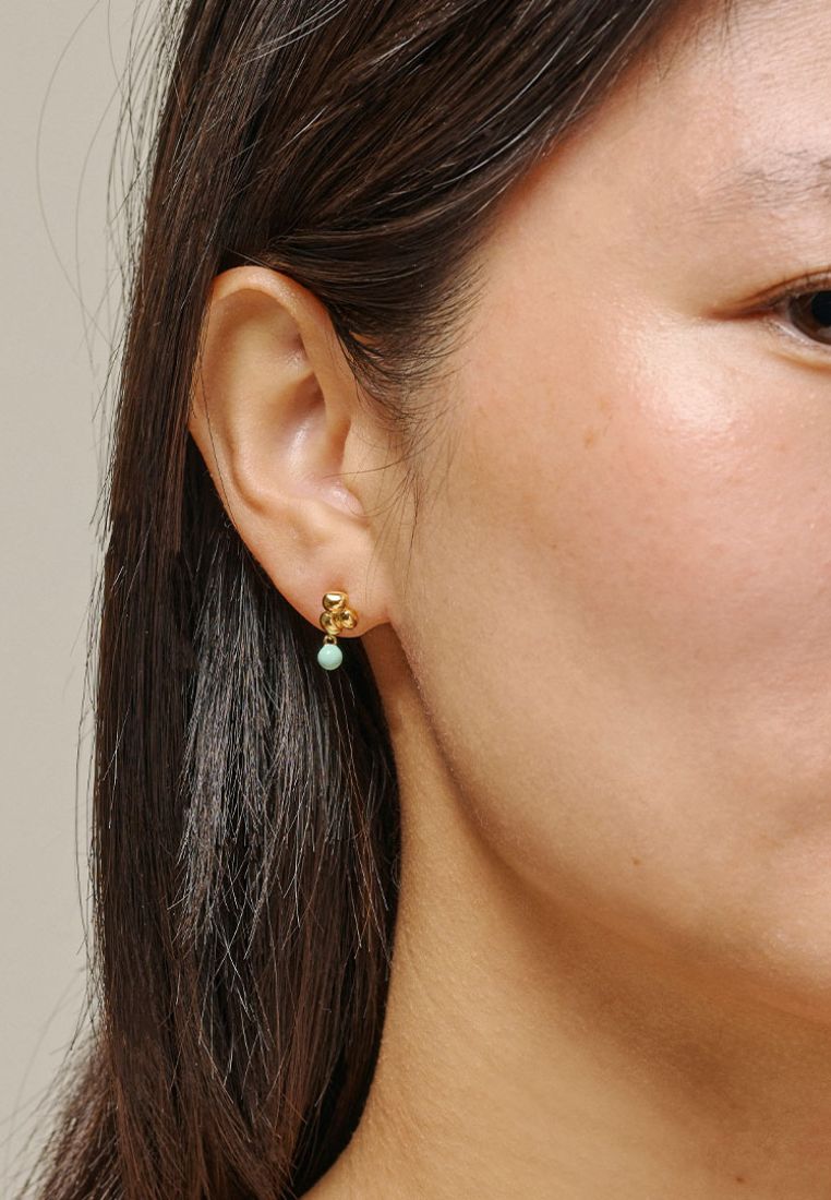 Nara Ball ørering - Mint