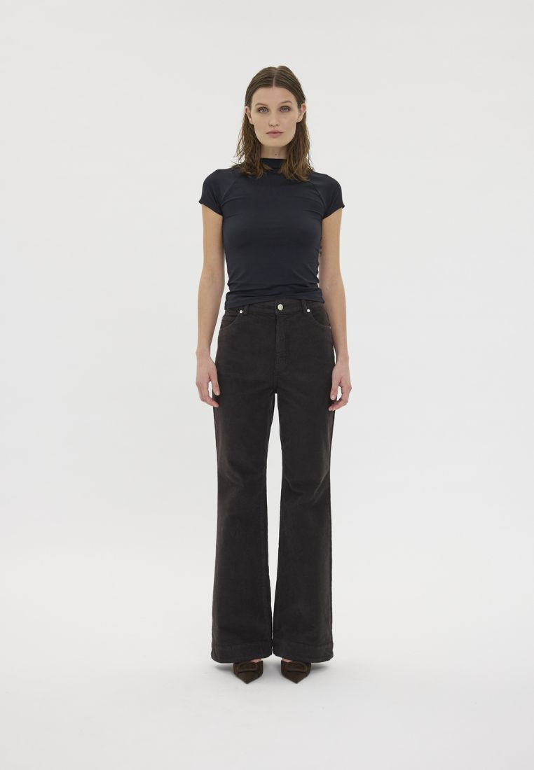 OdetteFV 393 jeans - Dark Coffee