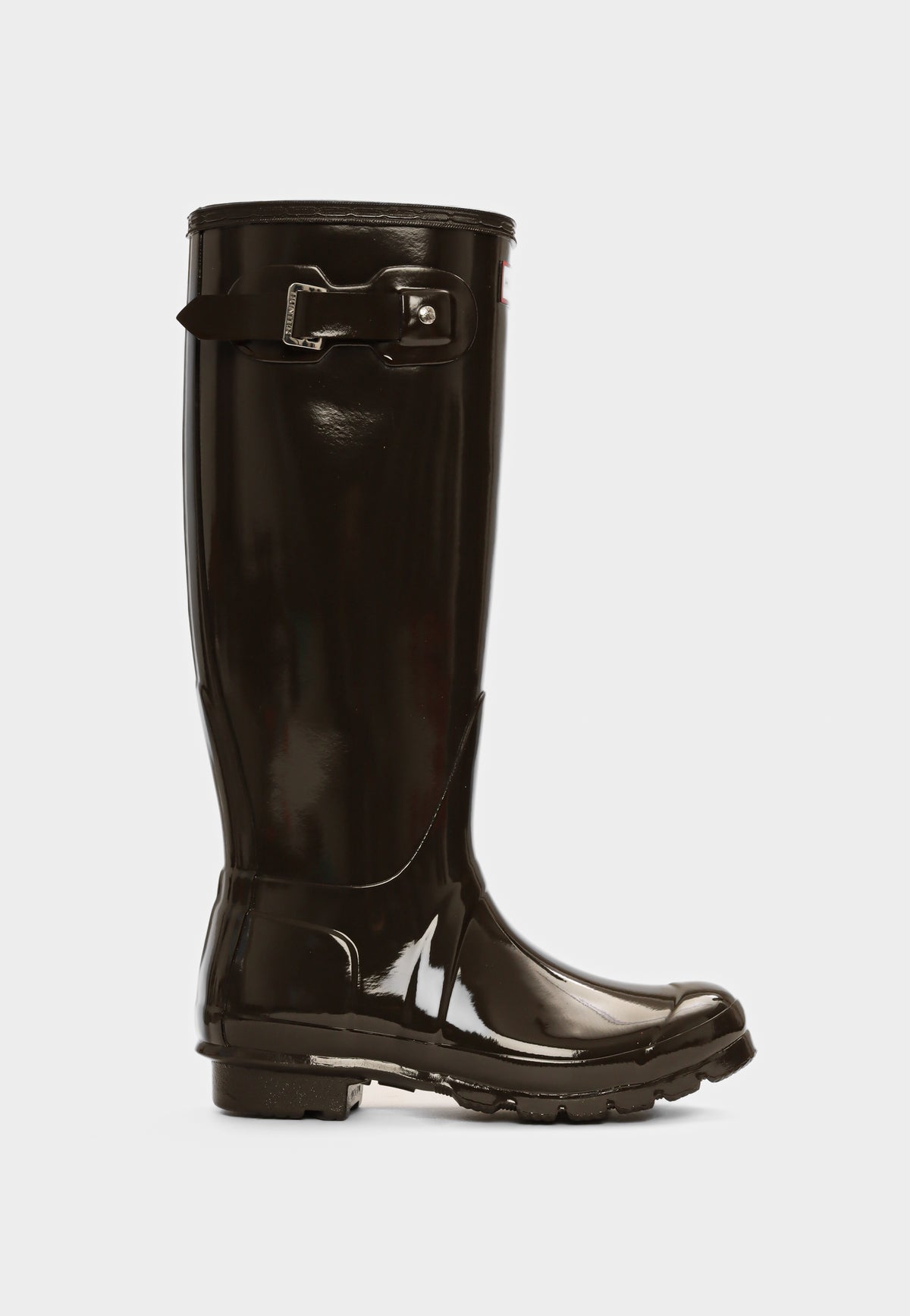 Original Tall Gloss gummistøvle - Chocolate Brown