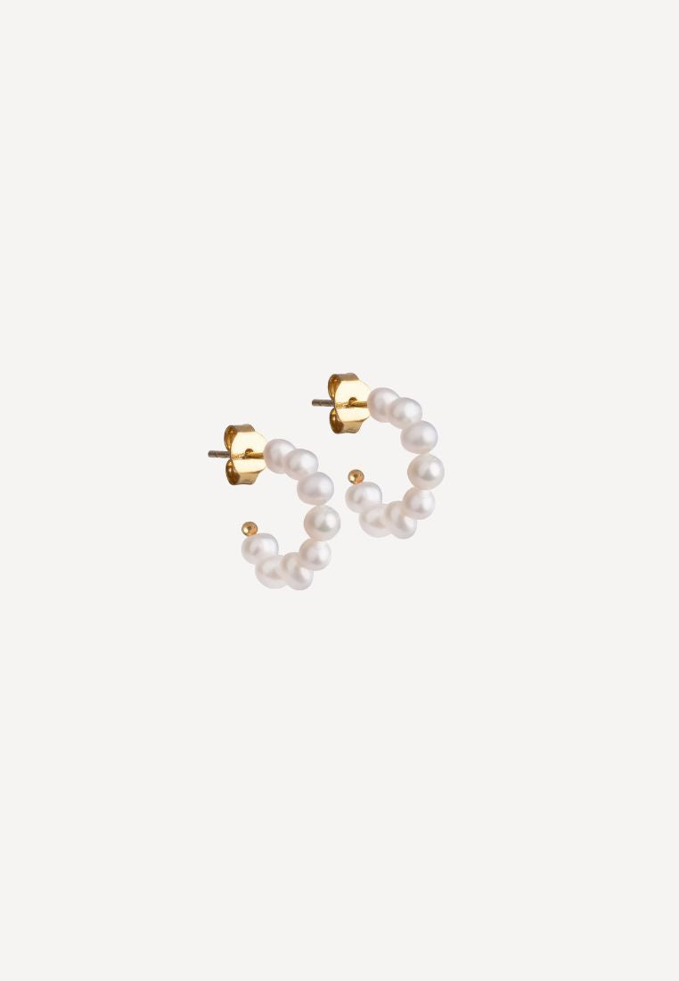 Pearlie Mini øreringe - Gold