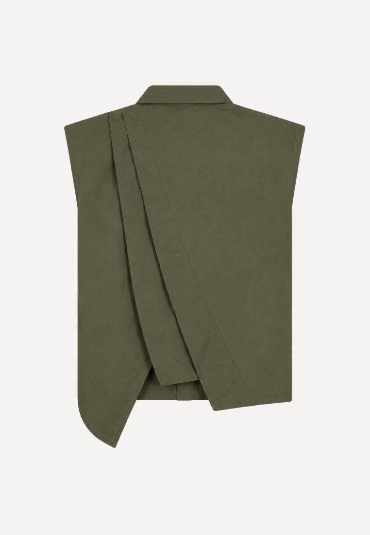 Pia bluse - Army Green